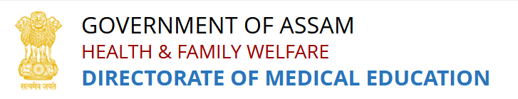 Directorate of Medical Education Assam Recruitment logo